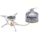 Soto Fusion Trek Stove, Silver/Gold, 4953571093901