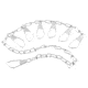 South Bend Snap Chain Stringer 35in w/7 Snaps, SBC75
