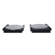 Spark R&amp;D Spark Canted Pucks, Black/Metal, AC129
