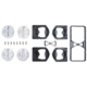 Spark R&amp;D Spark Canted Pucks, Black/Metal, AC129