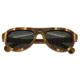 Spectrum Fanning Wood Sunglasses, Multi Frame, Black Lens, One Size, SSGS114BK