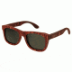 Spectrum Irons Wood Sunglasses, Cherry Frame, Black Lens, Cherry/Black, One Size, SSGS105BK