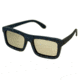Spectrum Knox Wood Sunglasses, Blue Frame, Silver Lens, Blue/Silver, One Size, SSGS115SR