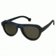 Spectrum Sunglasses Machado S113bk Sunglasses, Blue Frame, Black Lens SSGS113BK