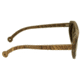 Spectrum Marzo Wood Sunglasses, Brown Frame, Brown Lens, Brown/Brown, One Size, SSGS109BN