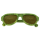 Spectrum Morrison Wood Sunglasses, Green Frame, Gold Lens, Green/Gold, One Size, SSGS108GD