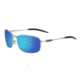 Spiderwire SPW006 Sunglasses, Silver Frame, Blue Mirror (Grey Base) Lens 1479112