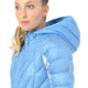 Spyder Syrround Hybrid Hoody Jacket - Womens, Blue Ice/White/Blue Ice, Medium, 182500451333P