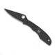 Spyderco Grasshopper SS Folding Pocket Knife 2.27in Blade Length, Sandvik 12C27 Steel, Stainless Black, C138BKP