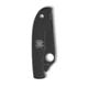 Spyderco HoneyBee SS Folding Pocket Knife 1.67in Blade Length, C137P Steel, Stainless Black, C137BKP