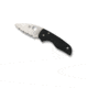 Spyderco Lil' Native G-10 SpyderEdge Folding Knife, Black, C230GS