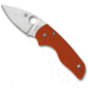 Spyderco Lil Native Sprint Folding Knife, 2.42in, CPM REX45, G10, Burnt Orange, C230GPBORE