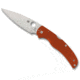 Spyderco Native Chief Sprint Linerless Folding Knife, 4.08in, Rex45, G10, Burnt Orange, C244GPBORE