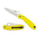 Spyderco Pacific Salt Yellow FRN Handle, H-1 FE Blade Fold Knife C91PYL