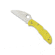 Spyderco Salt 2 Wharncliffe Folding Knife, Lightweight, PlainEdge, Yellow, C88PWCYL2