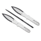Spyderco SpyderThrowers Set of 3 Throwing Knives Plain Edge Fixed Blade Knives 10in, Black, Medium, TK01MD