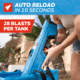 Spyra Four Water Blaster, Blue, SP4B