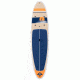Stand On Liquid Beachwood LT Paddle Board Lightweight EPS Foam, 11in, White,Navy,Org, SON17BEACH11