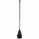 Stand On Liquid Blast 3 pc Adjustable Fiberglass Paddle, 65-81in, Black, Silver, SONL17BFGAP3P