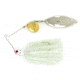 Stanley Jigs 1/2 oz. Vibra Wedge Extreme Hand Tied, Willow Blade, Satin White, Willow Blade, Gold/Nickel, VWEX12-422W