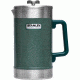 Stanley Classic Vacuum French Press, 48 oz, Hammertone Green, 10-02888-001