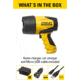 Stanley Fatmax Waterproof LED Rechargeable Spotlight, Yellow, FL5W10