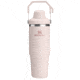 Stanley The IceFlow Fast Flow 30 oz Tumbler with Fast Flow Lid, Rose Quartz, 30 oz / 0.89 L, 10-11299-013
