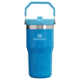 Stanley The IceFlow Flip Straw Tumbler, Azure, 20 oz/0.59 L, 10-09994-189