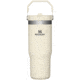 Stanley The IceFlow Flip Straw Tumbler, Cream, 30 oz/0.89 L, 10-09993-100