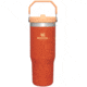 Stanley The IceFlow Flip Straw Tumbler, Tigerlily, 30 oz, 10-09993-178