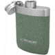 Stanley The Unbreakable Hip Flask, Hammertone Green, 8oz / .23L, 10-02892-063