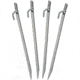 Stansport 12 Steel Tent Stakes - 4 Pack, Stainless, 12L x 0.75W x 0.5H, 812-4