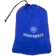 Stansport Packable Nylon Hammock w/ Mosquito Netting, 200 lbs Weight Capacity, Blue/Gray, 102 L x 54 W x 55 H, 30400-50