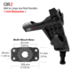 Stealth QR2-MM Quick Release Rod Holder With Multi Mount Base, QR2-MM