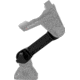 Stealth Rod Holders Dual Pivot Short Extension, Black, DUPIVEXT -S