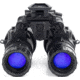 Steele Industries Elbit RNVG-A 1x27mm Night Vision Binoculars, Black, ELBIT-MILSPEC-WP-RNVG-A