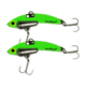 SteelShad Mini, 2 Pack, 1/4 Oz, Glow Green, SSL-10238
