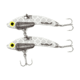 SteelShad Mini, 2 Pack, 1/4 Oz, Glow Silver, SSL-10236