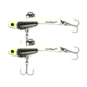 SteelShad Mini, 2 Pack, 1/4 Oz, Glow White, SSL-10222