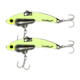SteelShad Mini, 2 Pack, 1/4 Oz, Glow Yellow, SSL-10221