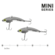 SteelShad Mini, 2 Pack, 1/4 Oz, Silver/Chrome, SSL-10075