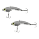 SteelShad Mini, 2 Pack, 1/4 Oz, Silver/Chrome, SSL-10075