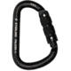 Sterling Falcon Autolock Pear Carabiners, Black, Small, HWFALCONALB