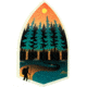 Sticker Art Among The Pines Stikers, AMONG THE PINES