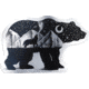 Sticker Art Bear and Wolf Sticker, 3