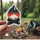 Sticker Art Campfire Stikers, CAMPFIRE