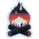 Sticker Art Campfire Stikers, CAMPFIRE
