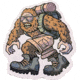 Sticker Art Sasquatch Camping Stikers, SASQUATCH CAMPING