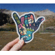 Sticker Art Stoked Stikers, STOKED