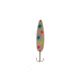 Stinger Stingray Spoon Lightweight Trolling Spoon, 4.25in .4oz., #1 VMC Hooks, Silver Hammered, Wonderbread Super Glow, NSH171